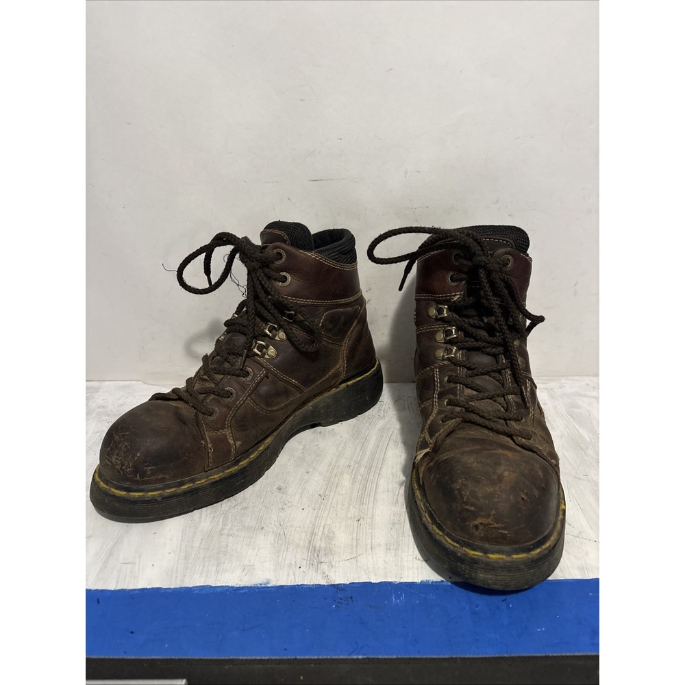 Dr. Martens Ironbridge Steel Toe Industrial Safety Boots Mens 9 Brown Leather